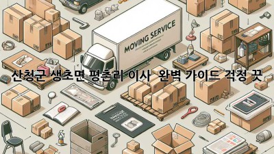 산청군 생초면 평촌리 이사 🏡 완벽 가이드: 걱정 끗!